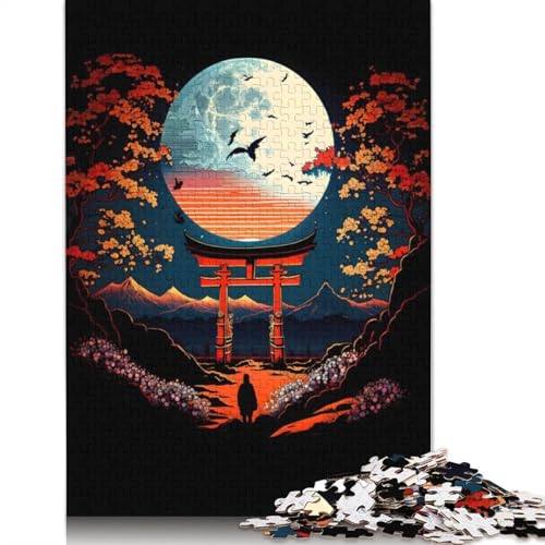 Torii-Tor, Japanisch, 1500 Puzzles für Erwachsene, Lernspiel, Puzzlespiele für Erwachsene für Jungen oder Mädchen, 1500 Teile (85 x 57 cm) von LMYmoney