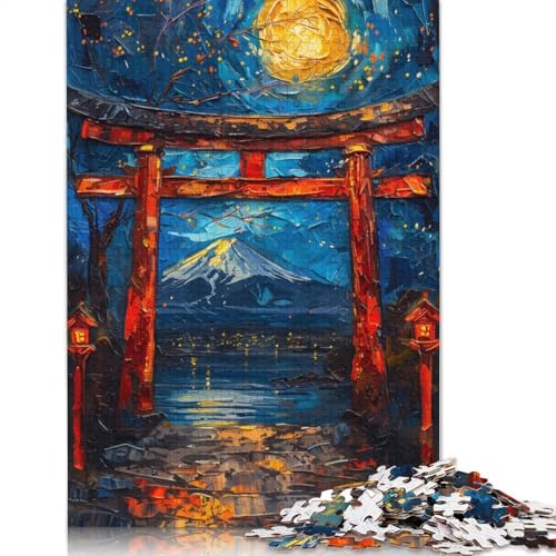 Torii-Tor-Puzzle für Erwachsene, kreative Spiele, Puzzle, Geschenk für Jungen oder Mädchen, 520 Teile (52 x 38 cm) von LMYmoney
