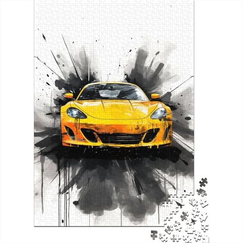 Unique Watercolor Fusion Puzzle 1000 Teile Schwer Puzzle Spielzeug Lernspiel Impossible Herausforderung Spielzeug Für Erwachsene Kinder 1000pcs (75x50cm) von LMYmoney