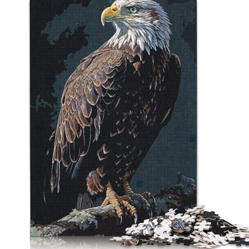 Vintage Eagle Puzzles 1000 Teile Schwer Puzzle Spielzeug Lernspiel Impossible Herausforderungsspielzeug Für Erwachsene Und Kinder Ab 12 Jahren 1000pcs (38x26cm) von LMYmoney