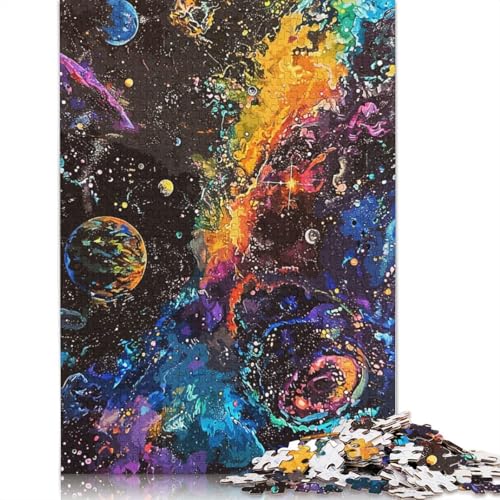 Vintage Space Puzzle 1000-teilige Schwer Puzzle Spielzeug Lernspiel Impossible Herausforderung Spielzeug Für Erwachsene Kinder 1000pcs (38x26cm) von LMYmoney