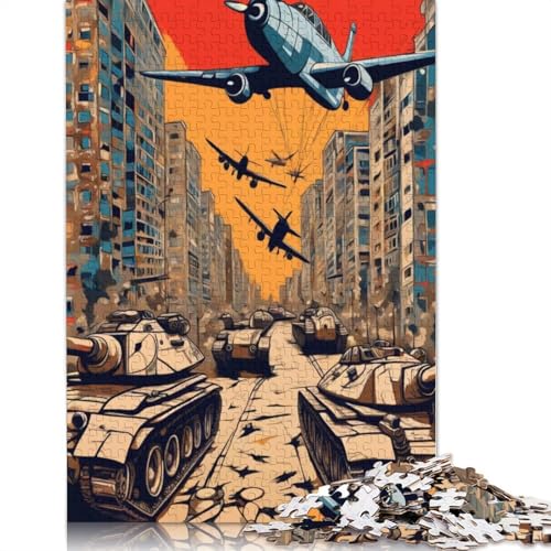 War in Germany II Puzzle 1000-teilige Schwer Puzzle Spielzeug Lernspiel Impossible Herausforderung Spielzeug Für Erwachsene Kinder 1000pcs (75x50cm) von LMYmoney