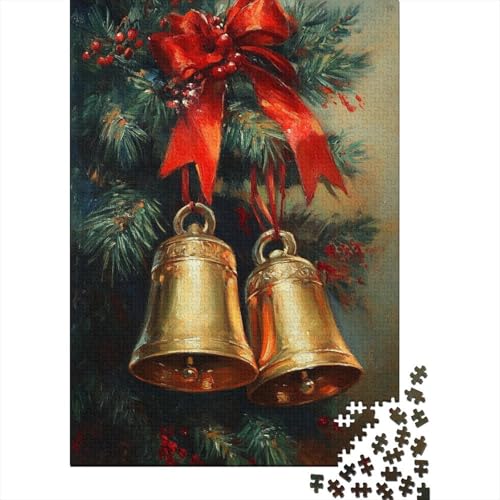 Weihnachtsdekorations-Puzzle, rechteckig, aus Pappe, die besten Puzzles für Kinder ab 12 Jahren, 1000 Teile (75 x 50 cm) von LMYmoney