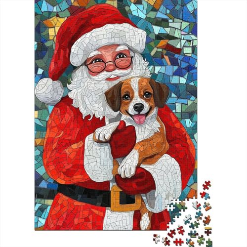 Weihnachtsmann-Puzzle für Erwachsene, schwierige Herausforderung, Denkrätsel für Frauen und Männer, 1000 Teile (75 x 50 cm) von LMYmoney