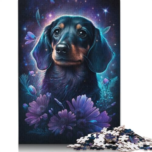 Weltraumtier-Dackel-Puzzle, 1000 Teile, für Erwachsene und Jugendliche ab 12 Jahren, 1000 Teile (75 x 50 cm) von LMYmoney
