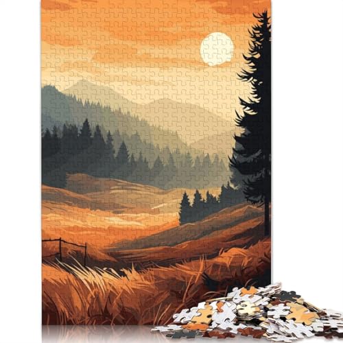 Wild Forest Puzzles 1000 Teile Schwer Puzzle Spielzeug Lernspiel Impossible Herausforderung Spielzeug Für Erwachsene Kinder 1000pcs (75x50cm) von LMYmoney