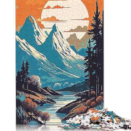 Wild Nature Puzzle 1000 Teile Schwer Puzzle Spielzeug Lernspiel Impossible Herausforderungsspielzeug Für Erwachsene Kinder 1000pcs (38x26cm) von LMYmoney