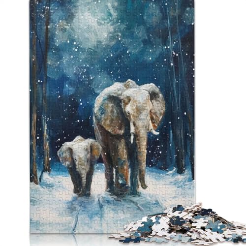 Winters Gentle Giants Puzzle, 100% recycelter Karton, 100% recycelter Karton, Puzzle für Jungen oder Mädchen, 1000 Teile (26 x 38 cm) von LMYmoney