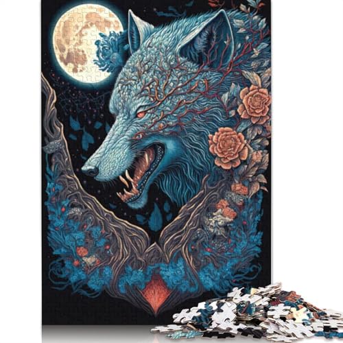 Wolf-Puzzle, 1000 Teile, für Erwachsene und Teenager, Teenager, Mann, Frau, Geschenk, 1000 Teile (75 x 50 cm) von LMYmoney