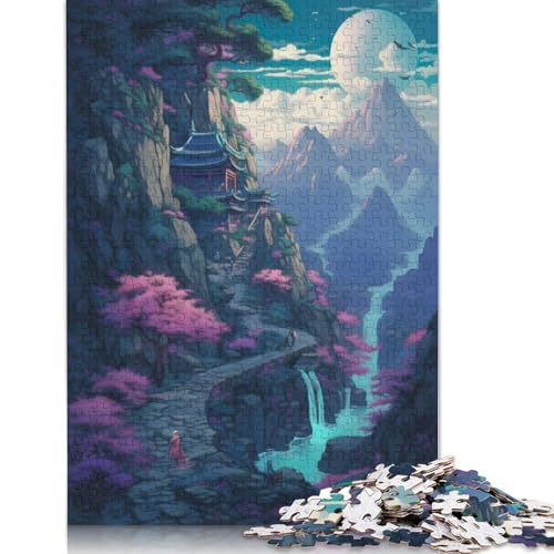 Wunderschöne Aussicht auf den Berg. Puzzles für Erwachsene, 1500 herausfordernde und knifflige ungewöhnliche Puzzles für Kinder ab 12 Jahren. 1500 Teile (85 x 57 cm) von LMYmoney
