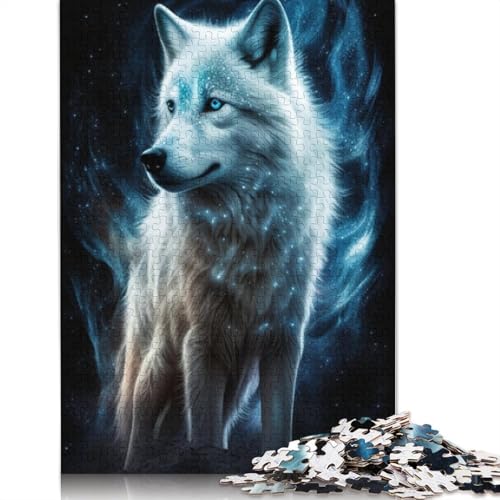 Wunderschöne Wolf-Puzzles für Erwachsene, 1000 Teile, Puzzles für Erwachsene und Teenager ab 12 Jahren, 1000 Teile (75 x 50 cm) von LMYmoney