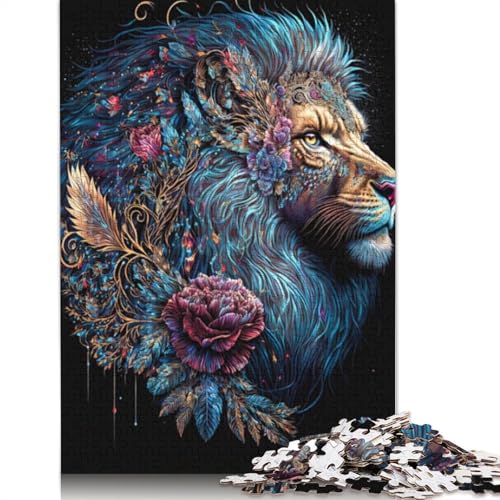 Wunderschönes Traumlöwen-Puzzle für Erwachsene und Jugendliche, 1000 Teile, Holzpuzzle für Erwachsene, Puzzles für Jugendliche ab 12 Jahren, (75 x 50 cm) von LMYmoney
