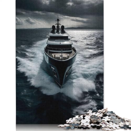 Yacht Cruise Puzzle 1000-teilige Schwer Puzzle Spielzeug Lernspiel Impossible Herausforderungsspielzeug Für Erwachsene Und Kinder Ab 12 Jahren 1000pcs (38x26cm) von LMYmoney