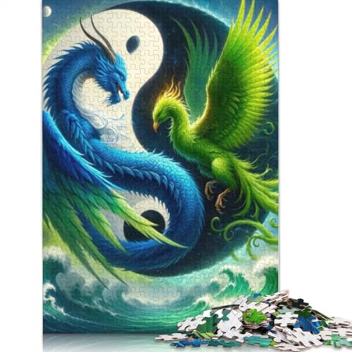 Yin Yang Art Puzzle 1000 Teile Schwer Puzzle Spielzeug Lernspiel Impossible Herausforderung Spielzeug Für Erwachsene Und Kinder Ab 12 Jahren 1000pcs (75x50cm) von LMYmoney