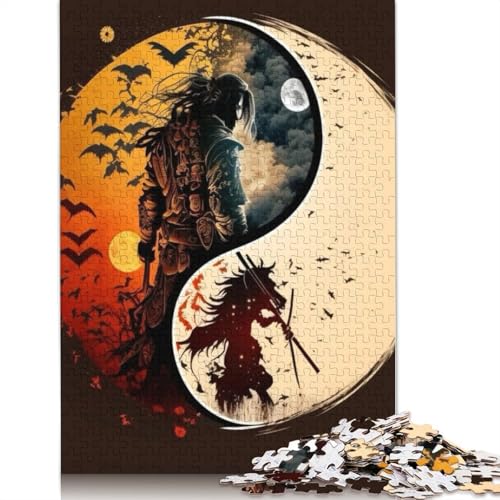Yin Yang Art Puzzle 1000 Teile Schwer Puzzle Spielzeug Lernspiel Impossible Herausforderung Spielzeug Für Erwachsene Und Kinder in Bewährter 1000pcs (75x50cm) von LMYmoney
