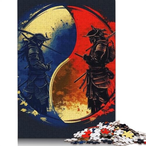 Yin Yang Art Puzzle 1000 Teile Schwer Puzzle Spielzeug Pädagogisches Spiel Impossible Herausforderung Spielzeug Für Erwachsene Kinder 1000pcs (75x50cm) von LMYmoney