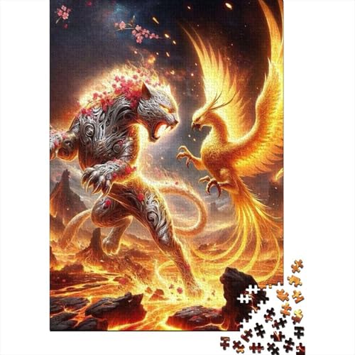 Yin Yang Art Puzzle 1000-teilige Schwer Puzzle Spielzeug Lernspiel Impossible Herausforderung Spielzeug Für Erwachsene Und Kinder in Bewährter 1000pcs (38x26cm) von LMYmoney