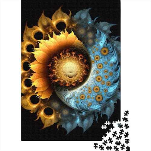Yin Yang Art Puzzle 1000-teilige Schwer Puzzle Spielzeug Lernspiel Impossible Herausforderungsspielzeug Für Erwachsene Und Kinder Ab 12 Jahren 1000pcs (38x26cm) von LMYmoney