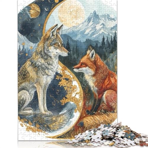 Yin Yang Art Puzzles 1000 Teile Schwer Puzzle Spielzeug Lernspiel Impossible Herausforderung Spielzeug Für Erwachsene Kinder 1000pcs (75x50cm) von LMYmoney