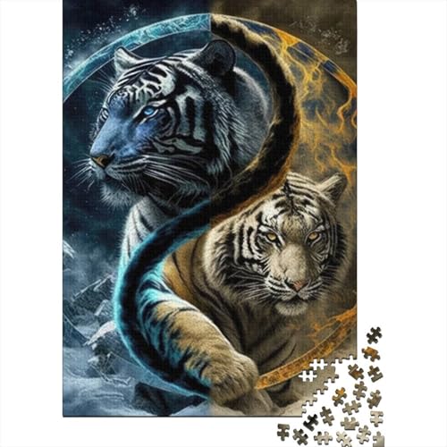 Yin Yang Art Puzzles 1000 Teile Schwer Puzzle Spielzeug Lernspiel Impossible Herausforderung Spielzeug Für Erwachsene Und Kinder in Bewährter 1000pcs (38x26cm) von LMYmoney