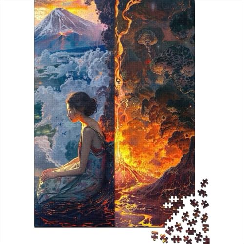 Yin Yang Art Puzzles 1000 Teile Schwer Puzzle Spielzeug Lernspiel Impossible Herausforderung Spielzeug Für Erwachsene Und Kinder in Bewährter 1000pcs (38x26cm) von LMYmoney
