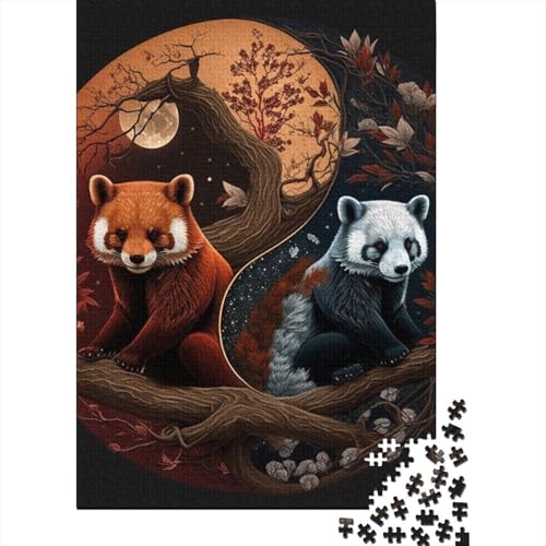 Yin Yang Art Puzzles 1000 Teile Schwer Puzzle Spielzeug Pädagogisches Spiel Impossible Herausforderung Spielzeug Für Erwachsene Und Kinder Ab 12 Jahren 1000pcs (38x26cm) von LMYmoney