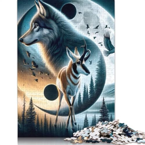 Yin Yang Art Puzzles 1000 Teile Schwer Puzzle Spielzeug Pädagogisches Spiel Impossible Herausforderungsspielzeug Für Erwachsene Kinder 1000pcs (75x50cm) von LMYmoney