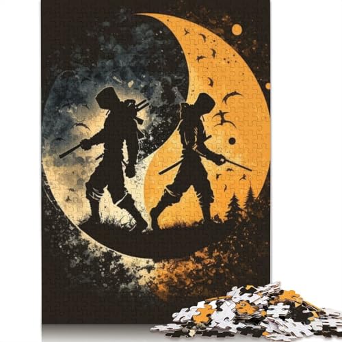 Yin Yang Art Puzzles 1000 Teile Schwer Puzzle Spielzeug Pädagogisches Spiel Impossible Herausforderungsspielzeug Für Erwachsene Und Kinder Ab 14 Jahren 1000pcs (75x50cm) von LMYmoney