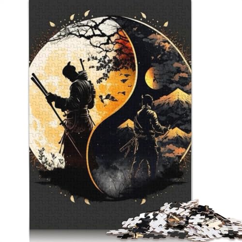 Yin Yang Art Puzzles 1000-teilige Schwer Puzzle Spielzeug Lernspiel Impossible Herausforderungsspielzeug Für Erwachsene Und Kinder in Bewährter 1000pcs (75x50cm) von LMYmoney