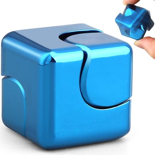 Fidget-Würfel-Block Fidget Spinner Spielzeug für Kinder Erwachsene, 2-in-1 eloxiertem Metall Hand Spinner Magic Cube Finger Gyro für Stressabbau, Cool Spielzeug für Geburtstagsgeschenk Fidget-Würfel-Block Fidget Spinner Spielzeug für Kinder Erwachsene, 2-in-1 eloxiertem Metall Hand Spinner Magic Cube Finger Gyro für Stressabbau, Cool Spielzeug für Geburtstagsgeschenk von LNCOJOLM