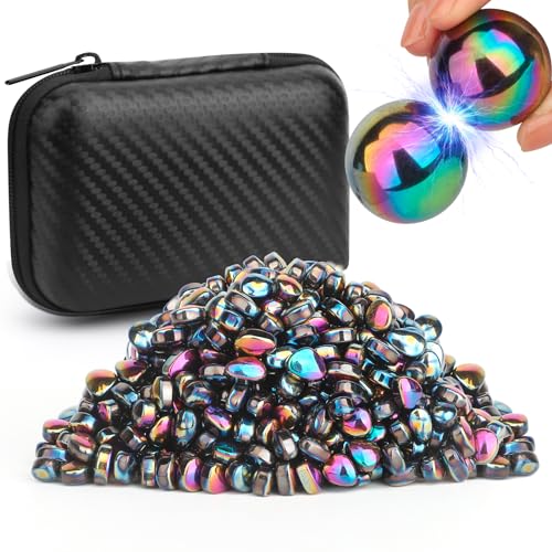 Magnet Stein Ferrit Kitt mit 2 großen Magneten, Glatte Magnetkugel Magnet Rock Ball Fidget Wissenschaft Kit, Büro Schreibtisch Dekoration Erwachsene Magnet Stein Ferrit Kitt mit 2 großen Magneten, Glatte Magnetkugel Magnet Rock Ball Fidget Wissenschaft Kit, Büro Schreibtisch Dekoration Erwachsene von LNCOJOLM
