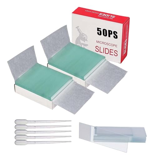 100 Stück 25,4 mm x 76,2 mm Mikroskop Objektträger,Objektträger Glas,Microscope Slides Mikroskop Zubehör,Vorgereinigte Mikroskop Objektträger,Objektträger,Mikroskop Objektträger mit 5 Tropfer 100 Stück 25,4 mm x 76,2 mm Mikroskop Objektträger,Objektträger Glas,Microscope Slides Mikroskop Zubehör,Vorgereinigte Mikroskop Objektträger,Objektträger,Mikroskop Objektträger mit 5 Tropfer von LNGJIN