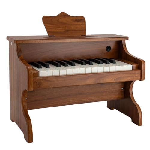 Kinder-Klavier aus Holz mit Notenständer, für Anfänger unter 5 Jahren Musikinstrument für Zuhause von LNINNERY