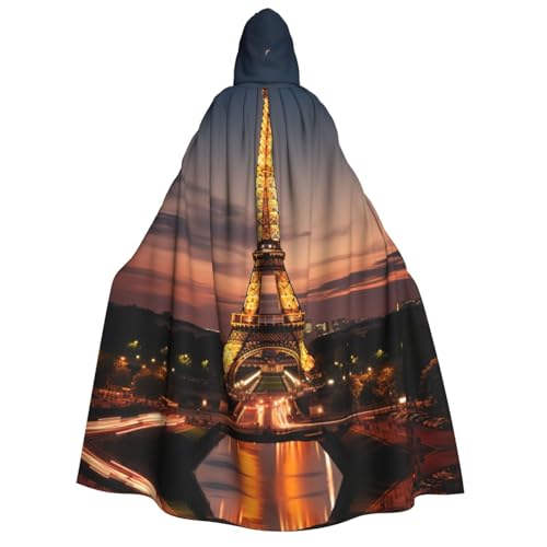 LNNIUK Eiffelturm-Druck, Zauberer, Kapuzenmantel, Umhang für Damen, Halloween, Hexe, Vampir, Zauberer, Rabe LNNIUK Eiffelturm-Druck, Zauberer, Kapuzenmantel, Umhang für Damen, Halloween, Hexe, Vampir, Zauberer, Rabe von LNNIUK