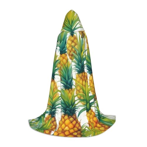 LNNIUK Exotischer tropischer Ananas-Druck, mittelalterlicher Kapuzenumhang, Halloween, Renaissance-Kostüm, Wikinger-Stil, Rangerumhang, Uni LNNIUK Exotischer tropischer Ananas-Druck, mittelalterlicher Kapuzenumhang, Halloween, Renaissance-Kostüm, Wikinger-Stil, Rangerumhang, Uni von LNNIUK