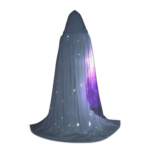 LNNIUK Galaxy Starry Space Lila Sternenhimmel Druck Mittelalter Kapuzenumhang Halloween Renaissance Kostüm Wikinger Stil Ranger Uni Umhang LNNIUK Galaxy Starry Space Lila Sternenhimmel Druck Mittelalter Kapuzenumhang Halloween Renaissance Kostüm Wikinger Stil Ranger Uni Umhang von LNNIUK