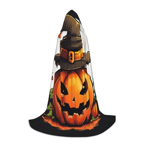 LNNIUK Halloween-Kürbis-Druck, mittelalterlicher Kapuzenumhang, Halloween-Renaissance-Kostüm, Wikinger-Stil, Rangerumhang LNNIUK Halloween-Kürbis-Druck, mittelalterlicher Kapuzenumhang, Halloween-Renaissance-Kostüm, Wikinger-Stil, Rangerumhang von LNNIUK
