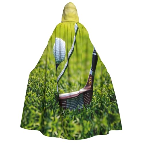 LNNIUK Kapuzenmantel mit Golfplatz-Druck, Zauberer, Umhang mit Kapuze, Umhang für Damen, Halloween, Hexe, Vampir, Zauberer, Rabe LNNIUK Kapuzenmantel mit Golfplatz-Druck, Zauberer, Umhang mit Kapuze, Umhang für Damen, Halloween, Hexe, Vampir, Zauberer, Rabe von LNNIUK