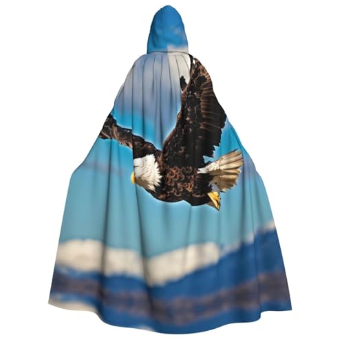 LNNIUK Kapuzenumhang mit fliegendem Adlermotiv, Zauberer, für Damen, Halloween, Hexe, Vampir, Zauberer, Rabe LNNIUK Kapuzenumhang mit fliegendem Adlermotiv, Zauberer, für Damen, Halloween, Hexe, Vampir, Zauberer, Rabe von LNNIUK
