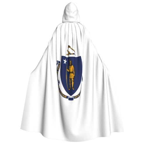 LNNIUK Massachusetts Kapuzenumhang mit Staatsflagge, Zauberer, Kapuzenumhang für Damen, Halloween, Hexe, Vampir, Zauberer, Rabe LNNIUK Massachusetts Kapuzenumhang mit Staatsflagge, Zauberer, Kapuzenumhang für Damen, Halloween, Hexe, Vampir, Zauberer, Rabe von LNNIUK