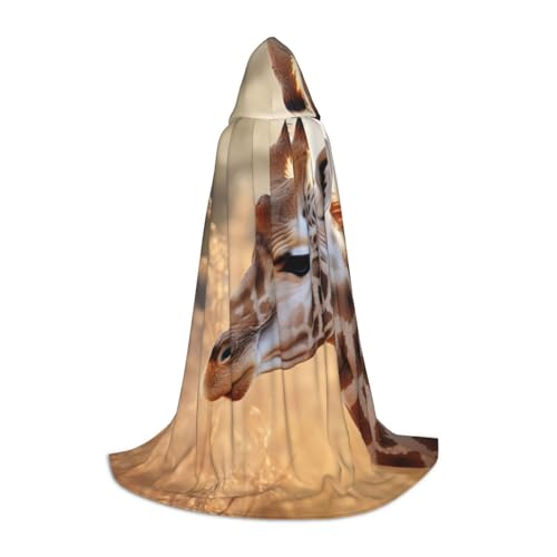 LNNIUK Mittelalterlicher Kapuzenumhang mit Giraffenmotiv, Halloween-Kostüm, Renaissance-Kostüm, Wikinger-Stil, Rangerumhang, Uni LNNIUK Mittelalterlicher Kapuzenumhang mit Giraffenmotiv, Halloween-Kostüm, Renaissance-Kostüm, Wikinger-Stil, Rangerumhang, Uni von LNNIUK