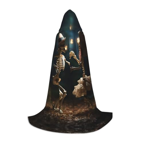 LNNIUK Mittelalterlicher Kapuzenumhang mit Skelett-Motiv, Halloween-Kostüm, Renaissance-Kostüm, Wikinger-Stil, Rangerumhang LNNIUK Mittelalterlicher Kapuzenumhang mit Skelett-Motiv, Halloween-Kostüm, Renaissance-Kostüm, Wikinger-Stil, Rangerumhang von LNNIUK