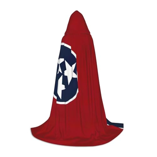 LNNIUK Mittelalterlicher Kapuzenumhang mit Tennessee-Flagge, Halloween, Renaissance-Kostüm, Wikinger-Stil, Rangerumhang LNNIUK Mittelalterlicher Kapuzenumhang mit Tennessee-Flagge, Halloween, Renaissance-Kostüm, Wikinger-Stil, Rangerumhang von LNNIUK