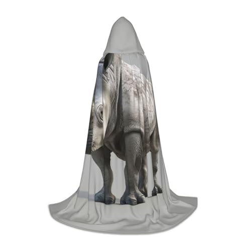 LNNIUK Mittelalterlicher Kapuzenumhang mit Tiernashorn, Halloween-Kostüm, Renaissance-Kostüm, Wikinger-Stil, Rangerumhang LNNIUK Mittelalterlicher Kapuzenumhang mit Tiernashorn, Halloween-Kostüm, Renaissance-Kostüm, Wikinger-Stil, Rangerumhang von LNNIUK