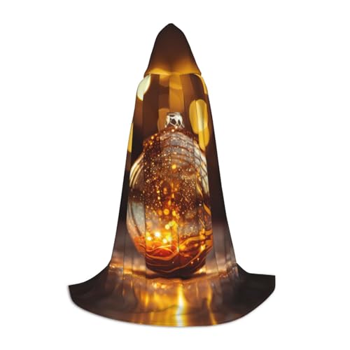 LNNIUK Mittelalterlicher Kapuzenumhang mit Weihnachtsball-Druck, Halloween, Renaissance-Kostüm, Wikinger-Stil, Rangerumhang, Uni LNNIUK Mittelalterlicher Kapuzenumhang mit Weihnachtsball-Druck, Halloween, Renaissance-Kostüm, Wikinger-Stil, Rangerumhang, Uni von LNNIUK