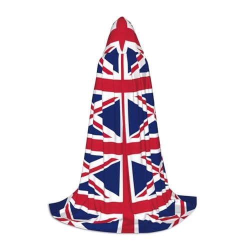 LNNIUK Mittelalterlicher Kapuzenumhang mit britischer Flagge, Halloween, Renaissance-Kostüm, Wikinger-Stil, Rangerumhang LNNIUK Mittelalterlicher Kapuzenumhang mit britischer Flagge, Halloween, Renaissance-Kostüm, Wikinger-Stil, Rangerumhang von LNNIUK