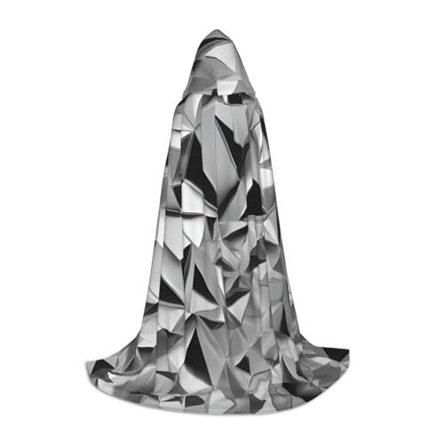 LNNIUK Silberfarbener geometrischer Figuren-Druck, mittelalterlicher Kapuzenumhang, Halloween-Kostüm, Renaissance-Kostüm, Wikinger-Stil, Ranger Uni-Umhang LNNIUK Silberfarbener geometrischer Figuren-Druck, mittelalterlicher Kapuzenumhang, Halloween-Kostüm, Renaissance-Kostüm, Wikinger-Stil, Ranger Uni-Umhang von LNNIUK