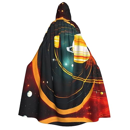 LNNIUK Sonnensystem Jupiter Saturn Druck Zauberer Kapuzenmantel Umhang für Frauen Halloween Hexe Vampir Zauberer Rabe LNNIUK Sonnensystem Jupiter Saturn Druck Zauberer Kapuzenmantel Umhang für Frauen Halloween Hexe Vampir Zauberer Rabe von LNNIUK