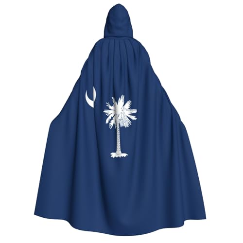 LNNIUK South Carolina Flaggenaufdruck, Zauberer, Kapuzenmantel, Umhang für Damen, Halloween, Hexe, Vampir, Zauberer, Rabe LNNIUK South Carolina Flaggenaufdruck, Zauberer, Kapuzenmantel, Umhang für Damen, Halloween, Hexe, Vampir, Zauberer, Rabe von LNNIUK