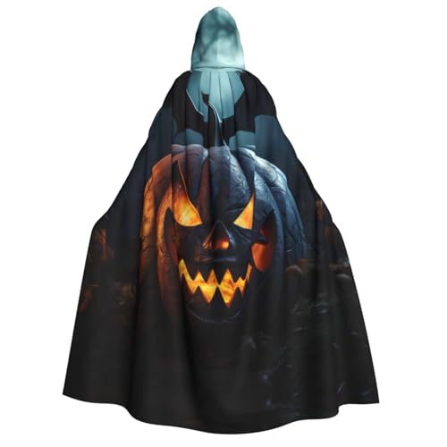 LNNIUK Spinnenkürbis-Druck, Zauberer, Kapuzenmantel, Umhang für Damen, Halloween, Hexe, Vampir, Zauberer, Rabe LNNIUK Spinnenkürbis-Druck, Zauberer, Kapuzenmantel, Umhang für Damen, Halloween, Hexe, Vampir, Zauberer, Rabe von LNNIUK
